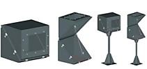 Коробки защитные взрывозащищенные и кожухи диагональные серии КЗВД, 2ExeIIT6/ExeIIU